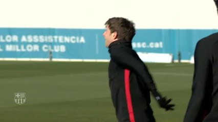 Jordi Alba se reincorpora al grupo