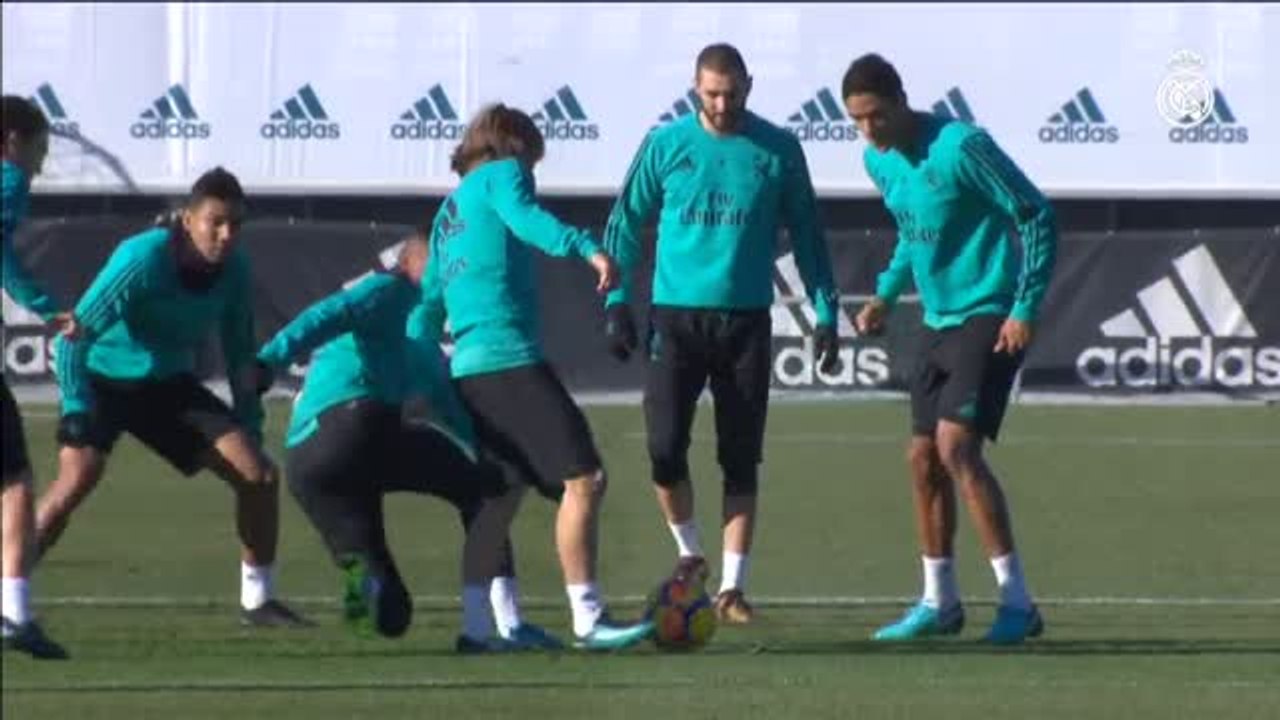 Cristiano Ronaldo se entrena en solitario