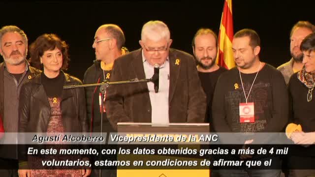 La ANC celebra la mayoría absoluta cosechada por los independentistas en el Parlament