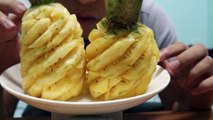 ASMR MINI PINEAPPLE (EXTREME SOFT EATING SOUNDS) WHISPERING TO YOUR EAR | STEVEN PHAN ASMR KING