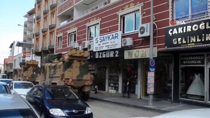 Sınıra zırhlı araç sevkiyatı