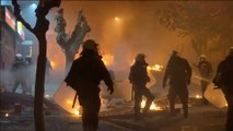 Tensión en Grecia en las manifestaciones por el décimo aniversario de la muerte de un joven por disparos de la policía.