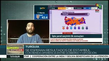 El lunes habrá resultados finales de comicios municipales turcos