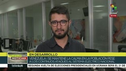 Gobierno venezolano afirma que restablece electricidad paulatinamente