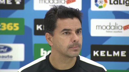 Míchel: "Trabajamos al 100%, sin esperar que nadie nos regale nada"