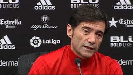 Marcelino: "Estar en Champions a final de temporada sería un éxito absoluto"