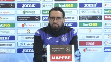 Bordalás, técnico del Getafe: "No voy a valorar las declaraciones de mi presidente"