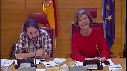 Pablo Iglesias y el popular Luis Aznar recitan &#039;La venganza de Don Mendo&#039; en el Senado