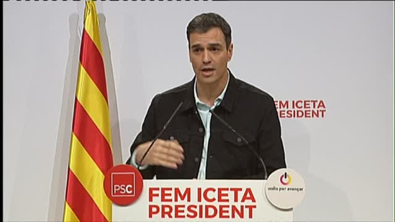 Pedro Sánchez: "España no es el problema de Cataluña, el problema es sus pésimos dirigentes"