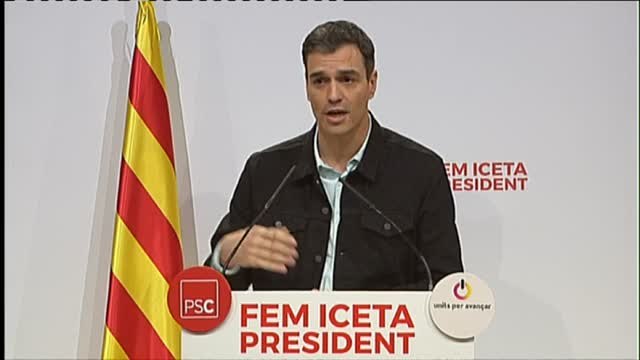 Pedro Sánchez: España no es el problema de Cataluña, el problema es sus pésimos dirigentes
