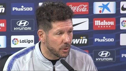 Simeone: "Para el Atlético ser segundo ya no es suficiente"