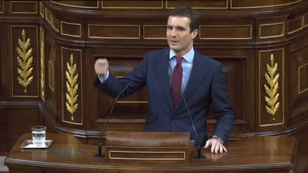 Casado pide a Sánchez que aplique el 155 para acabar con el golpe al Estado del que "es responsable por inacción"