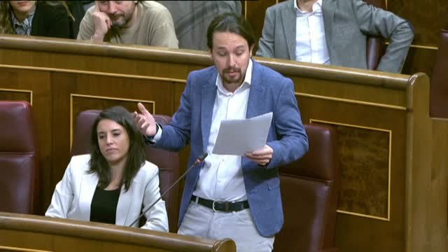 Iglesias echa en cara a Rajoy que un descerebrado fascista haya podido utilizar un tanque del Ejército de Tierra para amenazarle