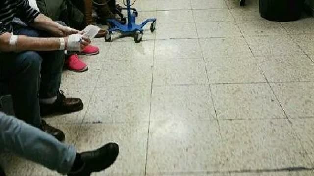 Las urgencias del hospital La Paz, colapsadas