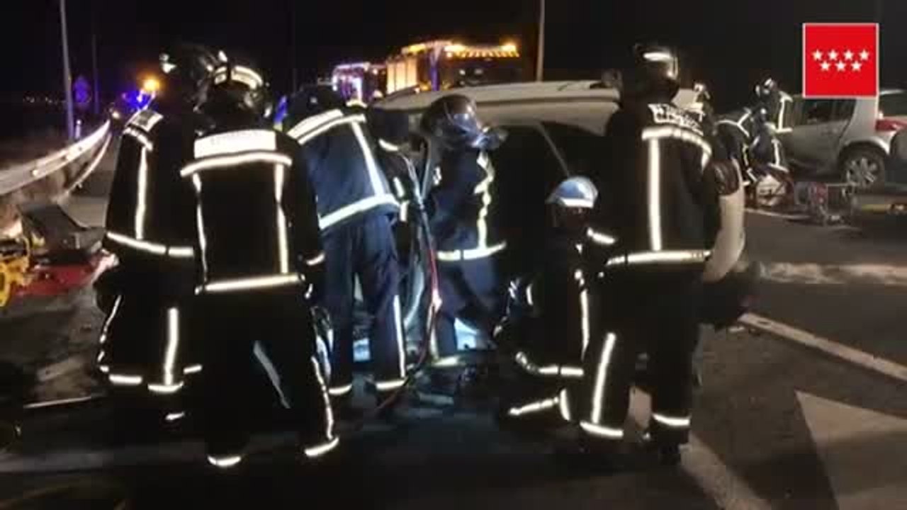 Dos hombres fallecen en un accidente de tráfico en Madrid