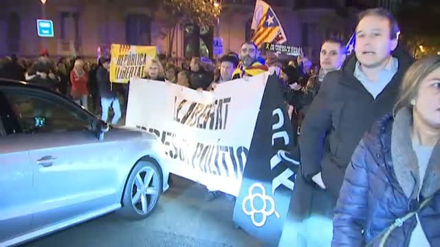 Los CDR se manifiestan de nuevo a favor de la libertad de los políticos presos