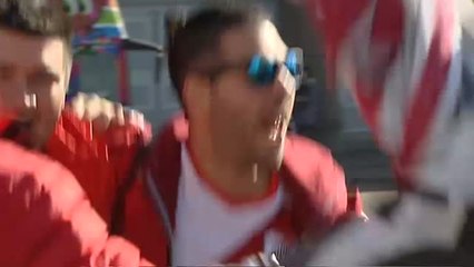 Seis mil personas viajan hasta Madrid para disfrutar del River-Boca