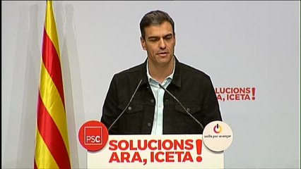Pedro Sánchez dice que en Cataluña "se respira remontada" socialista