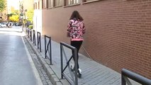 Las personas con discapacidad protestan por unas aceras sin patinetes, ni obstáculos