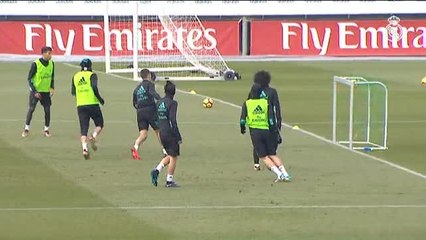 Download Video: El Real Madrid comienza a preparar el partido ante el Sevilla