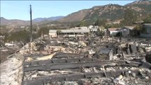 Los incendios de California reducen a cenizas un barrio entero