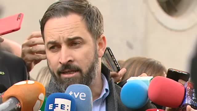 Abascal pide al Supremo la detención inmediata y la prisión preventiva para Torra