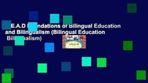 R.E.A.D Foundations of Bilingual Education and Bilingualism (Bilingual Education   Bilingualism)