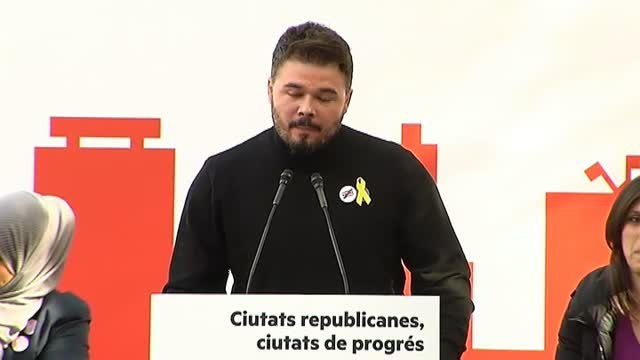 Rufián a quienes celebran la Constitución: Sois unos cínicos y unos carceleros