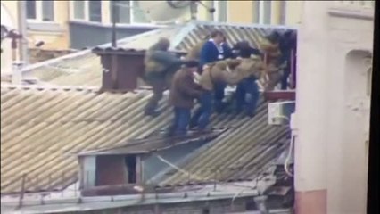 El expresidente georgiano, Mijail Saakashvili, detenido en Kiev