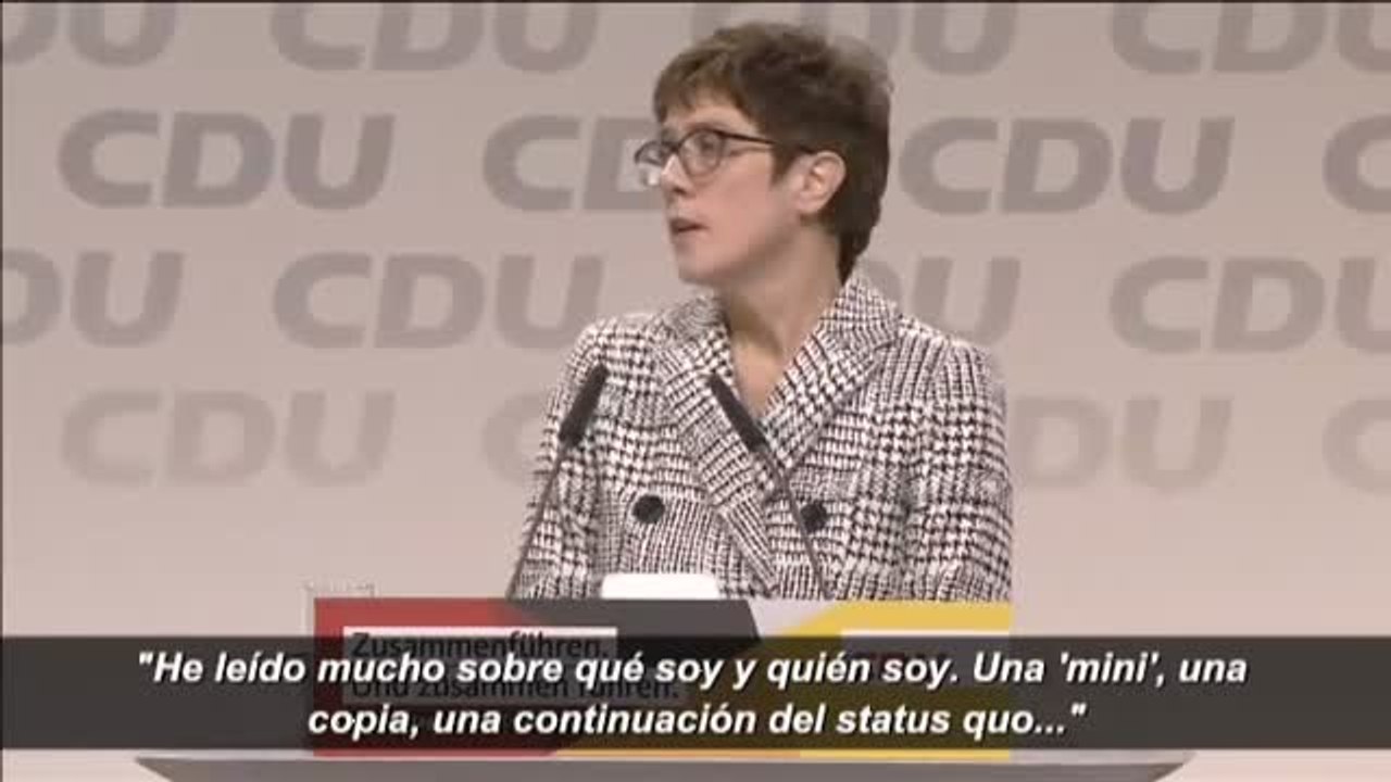 Annegret Kramp-Karrenbauer será la sucesora de Angela Merkel en la CDU