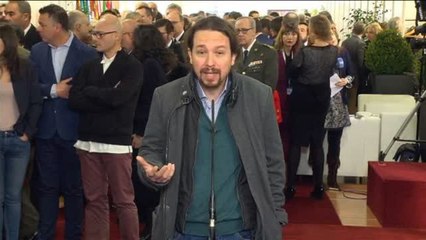 Iglesias aboga por un "gran acuerdo territorial"  en el Día de la Constitución