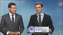 Casado reclama a Sánchez elecciones de inmediato tras el 