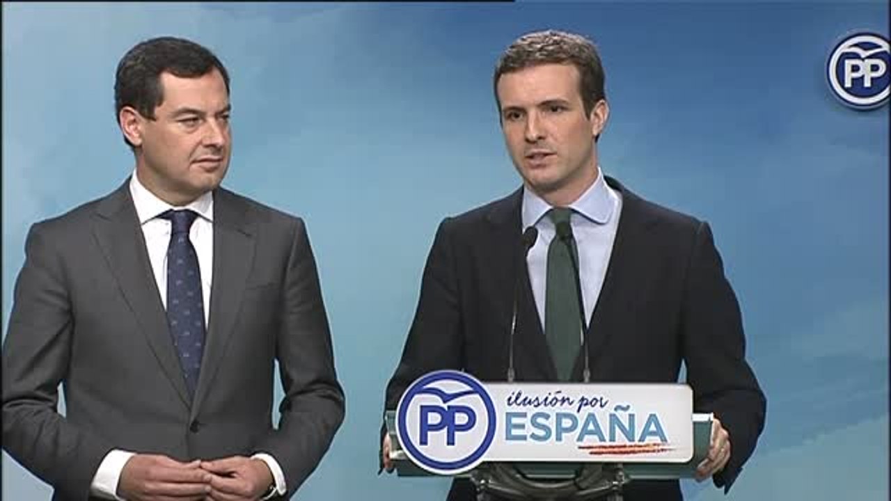 Casado reclama a Sánchez elecciones de inmediat...
