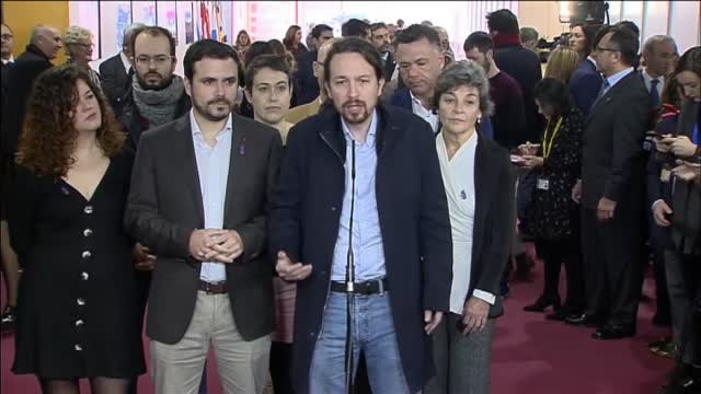 Pablo Iglesias y Alberto Garzón piden modernizar la Constitución en su 40 aniversario
