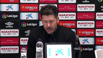 Simeone: "Diego Costa se dejó el alma en cada jugada"
