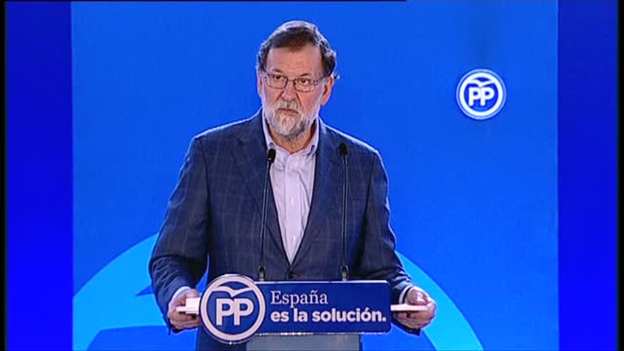 Rajoy: "El cuento del independentismo ya no da más de sí y nadie lo apoya"