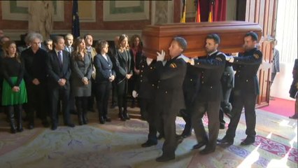 Los restos de Manuel Marín llegan al Congreso