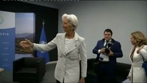 Pedro Sánchez se reúne con la directora del FMI, Christine Lagarde
