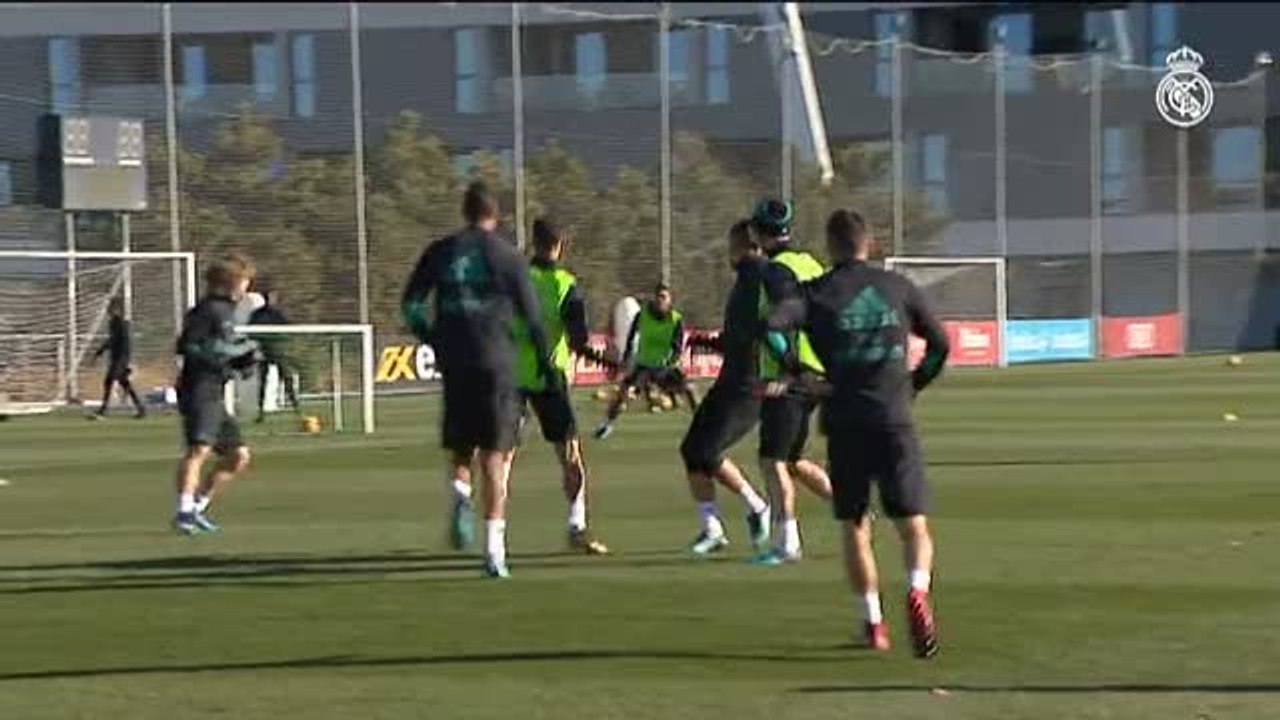 El Real Madrid prepara su partido contra el Athletic de Bilbao