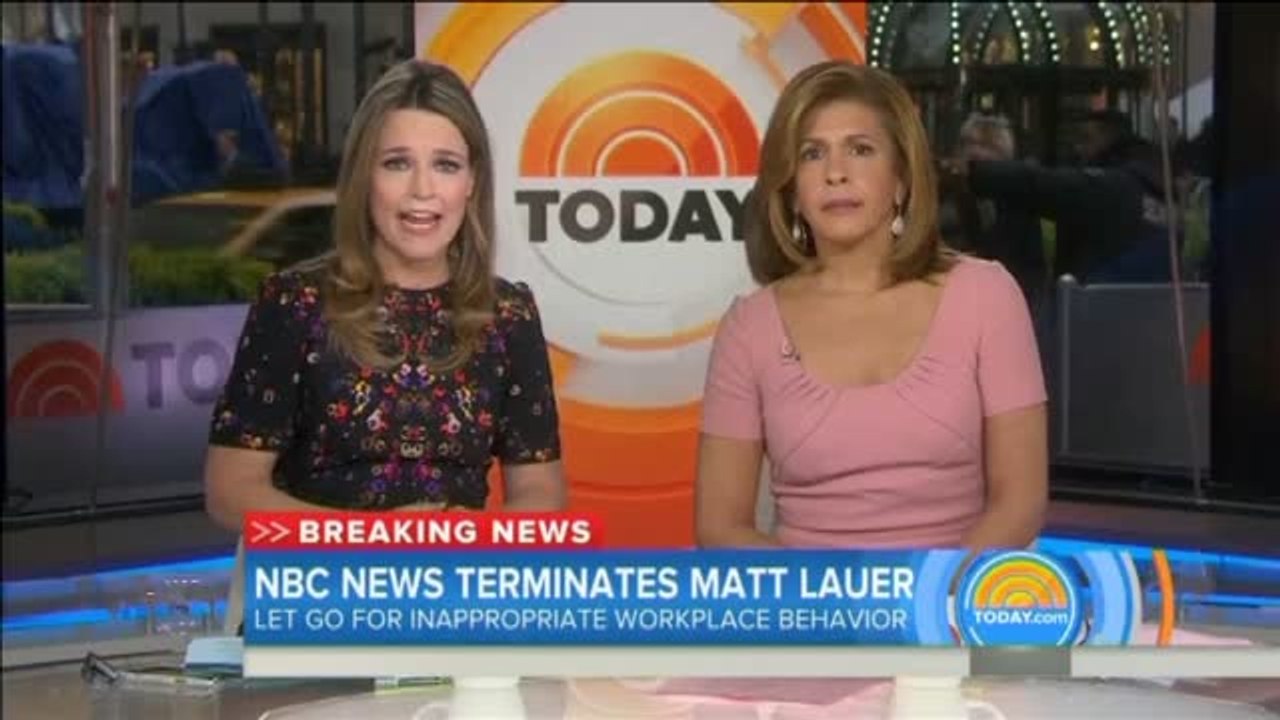La NBC despide a su presentador estrella por conducta sexual inapropiada