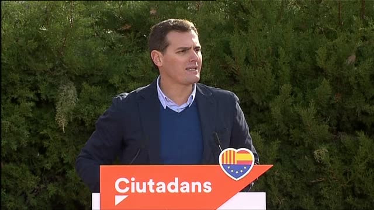 Rivera: "Si vamos todos a votar, que tiemblen Puigdemont y Junqueras porque vamos a ganar"