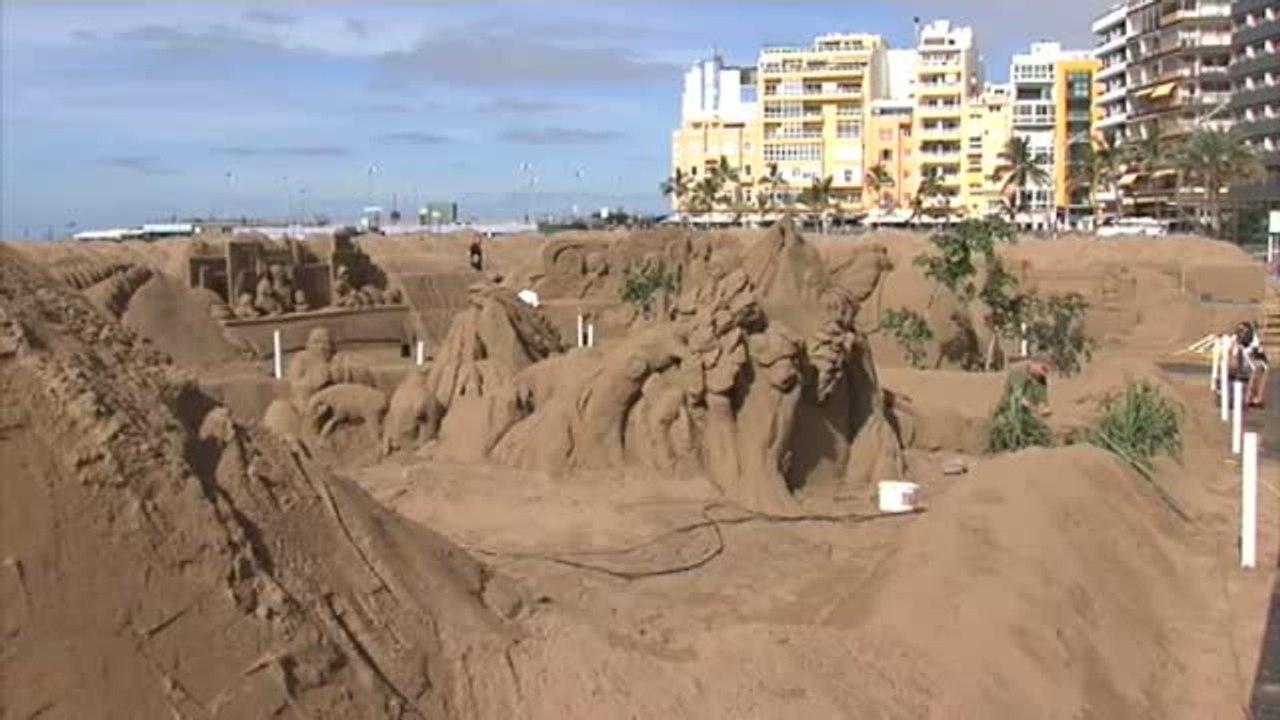 El belén más cálido de España ya se puede visitar en Las Palmas de Gran Canaria