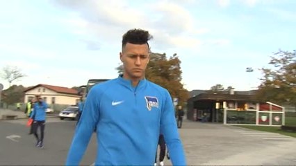 El Hertha de Berlín se entrena en Lezama