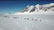 La maratón más extrema se corre en la Antártida