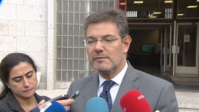 Catalá afirma que hay jueces y fiscales que han pedido el traslado de Cataluña