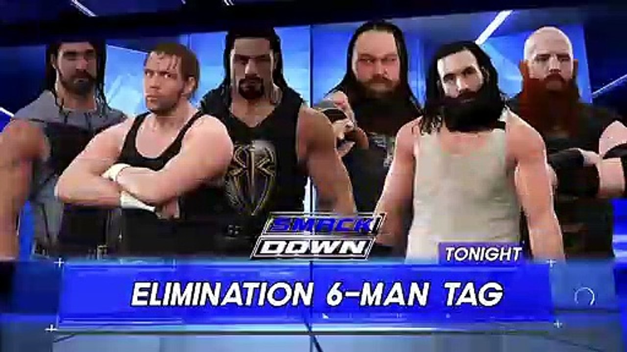 6 Man Tag Team Elimination Match (WWE 2K17)