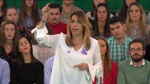 Susana Díaz acusa a Casado de querer 