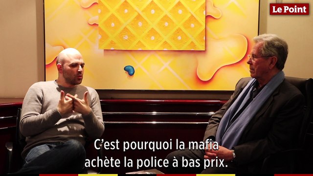 Jean-Louis Debré rencontre Roberto Saviano