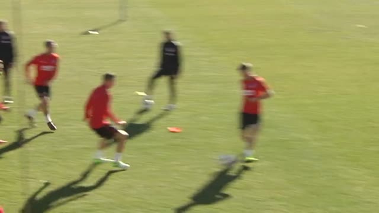 El Atlético de Madrid prepara el decisivo duelo ante la Roma