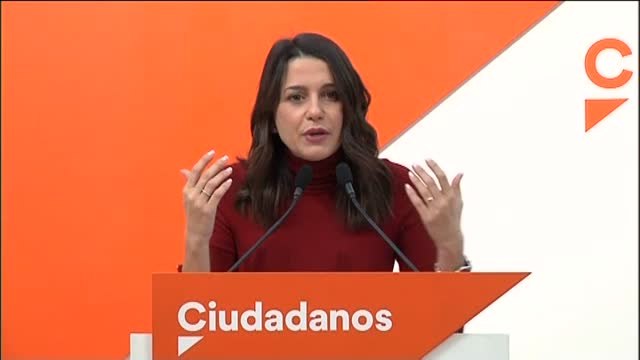Arrimadas: Pedimos a Sánchez que cumpla su palabra y convoque elecciones lo antes posible